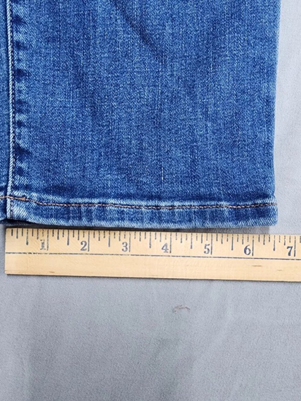 J. Jill Authentic Fit Slim Ankle Jeans Womens 14T Blue Stretch Mid Rise Denim - Picture 10 of 10